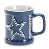 Dallas Cowboys Mug - Show the world you're a true football fan! This handsome mug makes a bold statement with giant logos and brilliant team colors. Filled with a piping-hot drink, it's just the thing to warm up with after a chilly day in the stands!