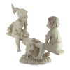Boy & Girl On See-saw - Playing children garden statues.
